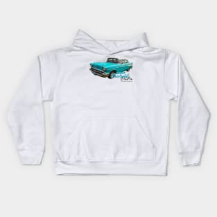 1957 Chevrolet Bel Air 2 Door Hardtop Kids Hoodie